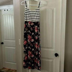 Jersey Knit Maxi Sundress - XL